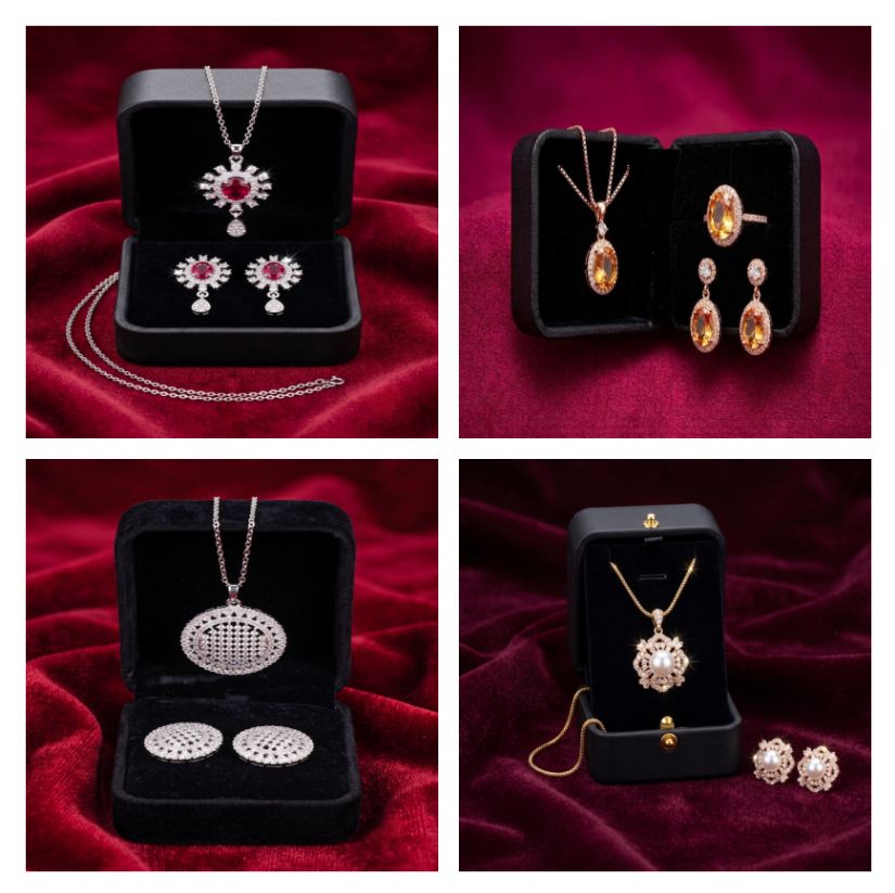 Zircon Pendant Set